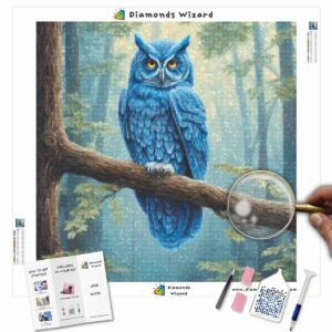 diamanten-wizard-diamant-schilderij-kits-dieren-uil-saffier-sentinel-canva-jpg