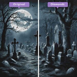 Diamondswizard, diamond painting kits,halloweenmidnightelegybeforeafterjpg