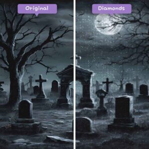 Diamanten-Zauberer-Diamant-Malsets-Events-Halloween-Mondschein-Friedhof-Gespenst-Vorher-Nachher-JPG