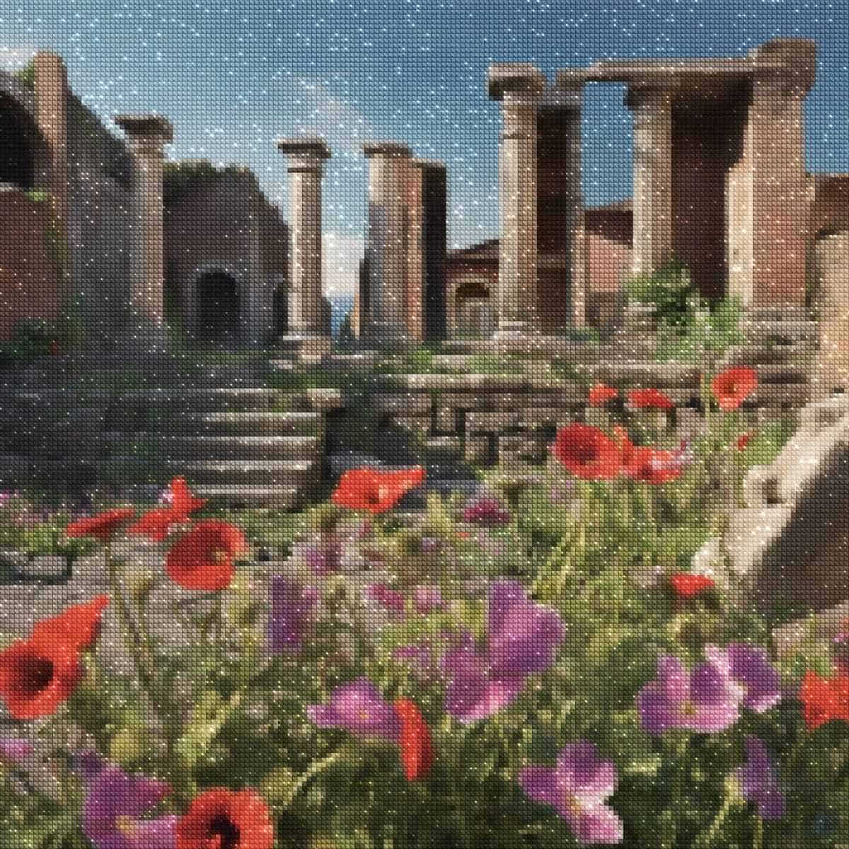 diamonds-wizard-diamond-painting-kits-Travel-Italy-Pompeii's-Rebirth-diamonds.jpg